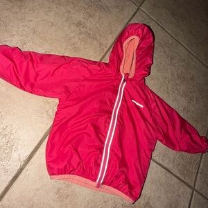 Patagonia Kids Hooded Reversible Hot Pink Jacket